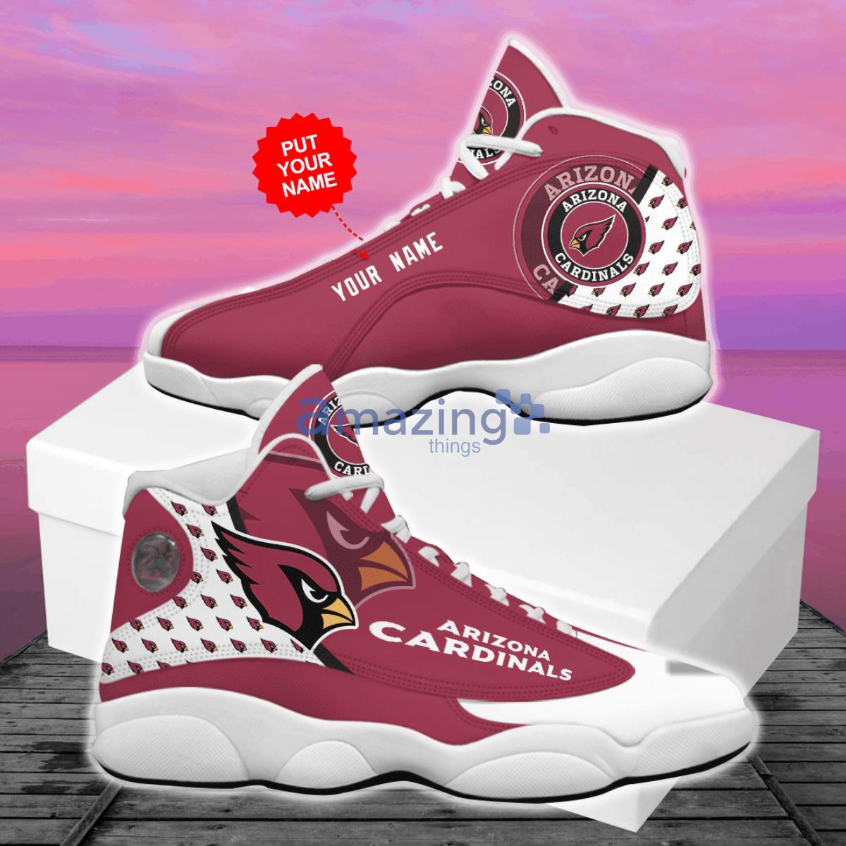 Personalized Arizona Cardinals Nfl Custom Air Jordan 13 Shoes