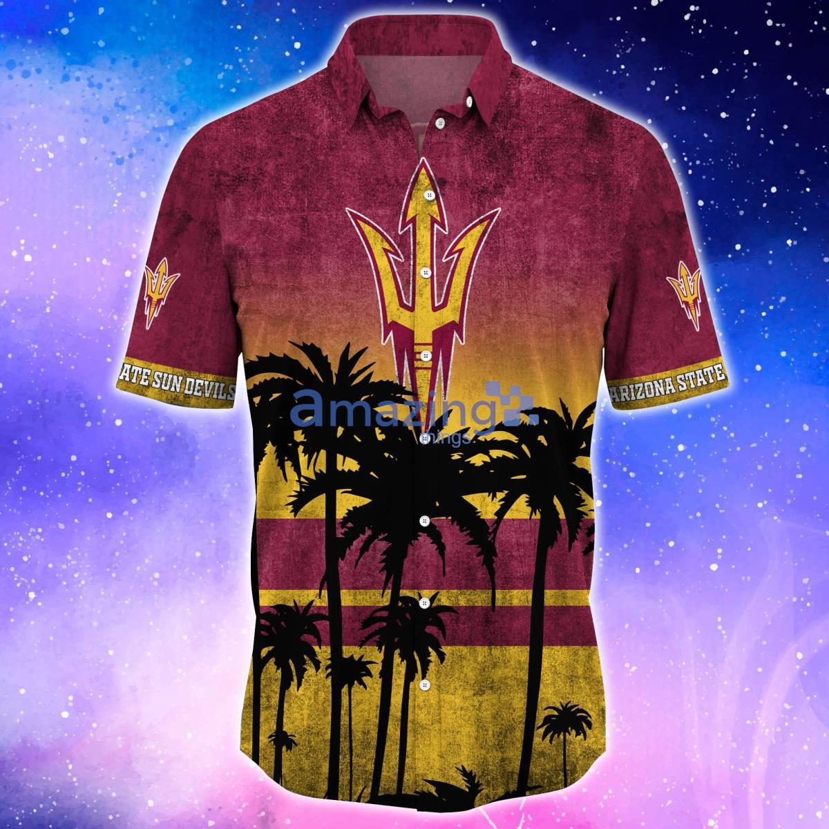 Arizona State Sun Devils Trending Hawaiian Shirt And Shorts For Fans image Arizona State Sun Devils Trending Hawaiian Shirt And Shorts For Fans Product Photo 2