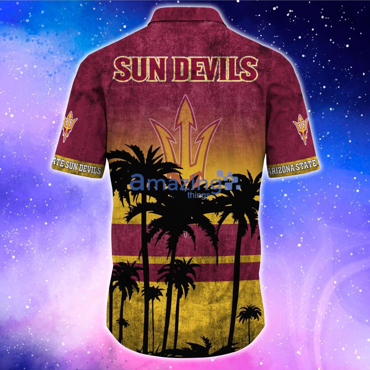 Arizona State Sun Devils Trending Hawaiian Shirt And Shorts For Fans image Arizona State Sun Devils Trending Hawaiian Shirt And Shorts For Fans Product Photo 3