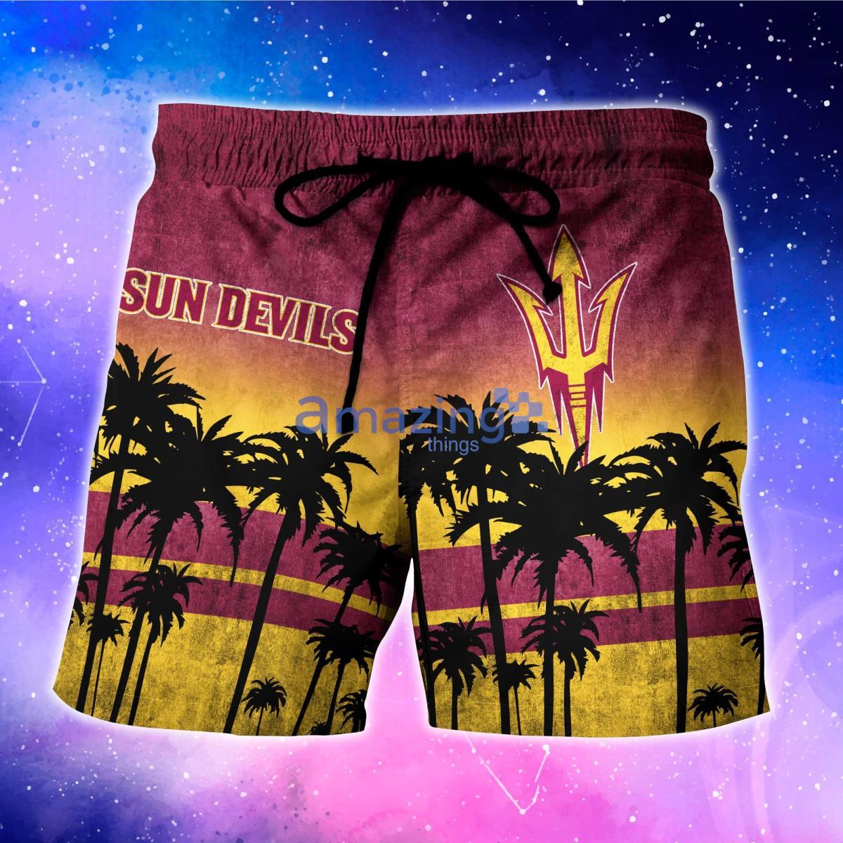 Arizona State Sun Devils Trending Hawaiian Shirt And Shorts For Fans image Arizona State Sun Devils Trending Hawaiian Shirt And Shorts For Fans Product Photo 4