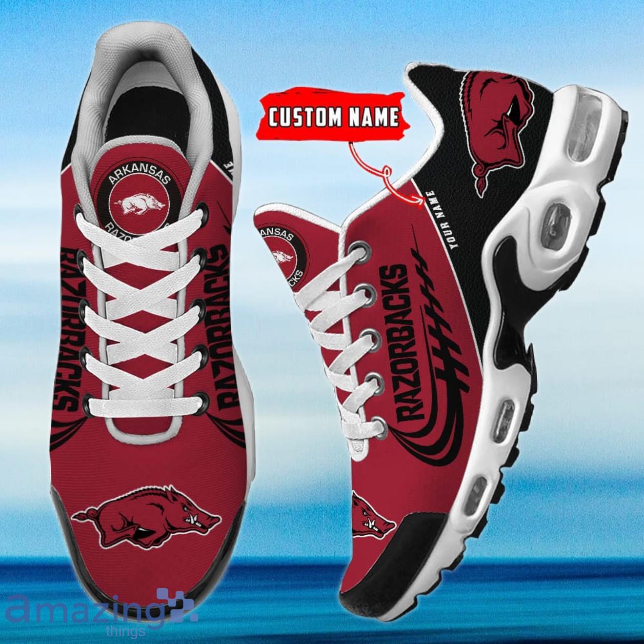 Arkansas Razorbacks Custom Name Air Cushion Sports Shoes Product Photo 2