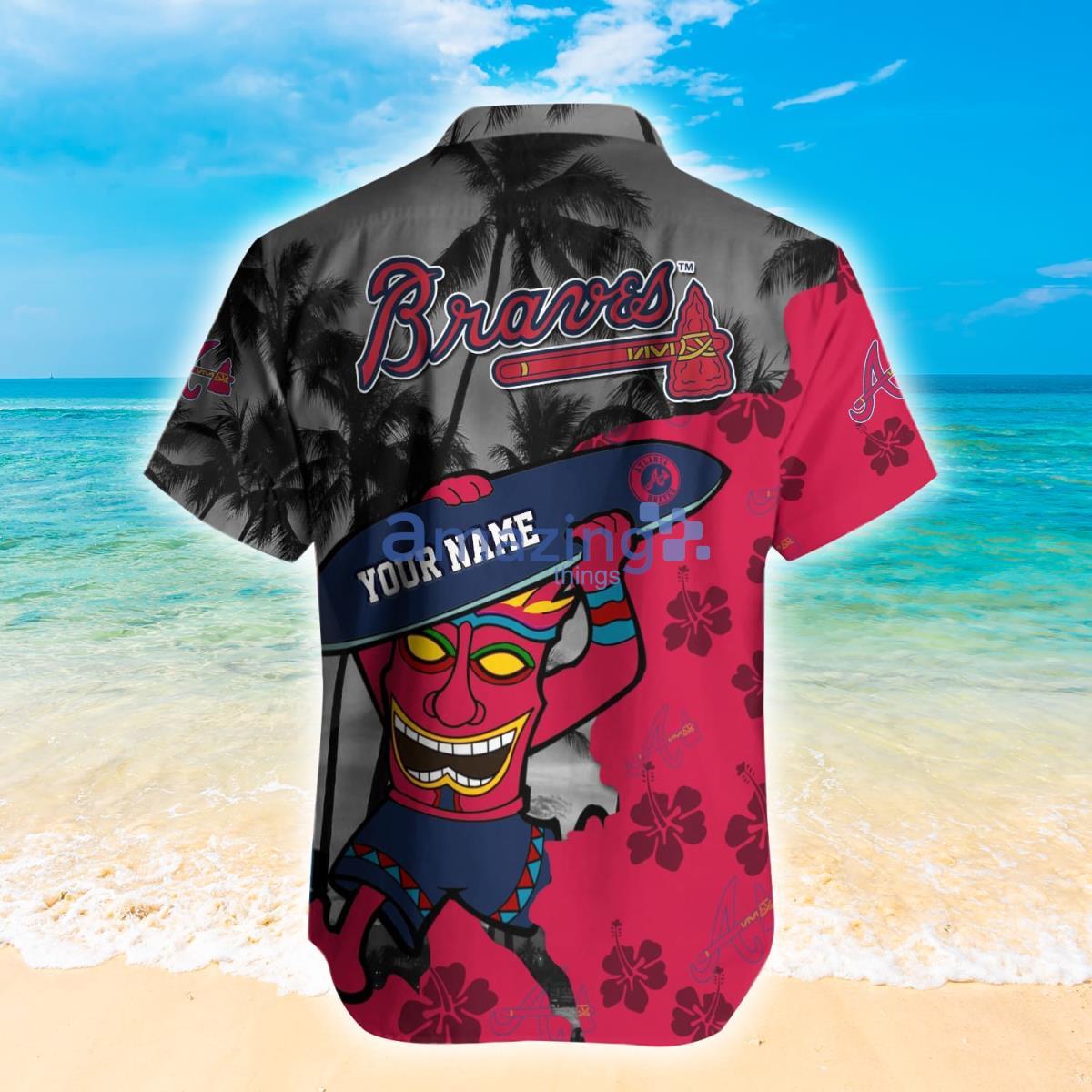 Personalized Atlanta Braves MLB Button Up Hawaiian Shirt - T-shirts Low  Price