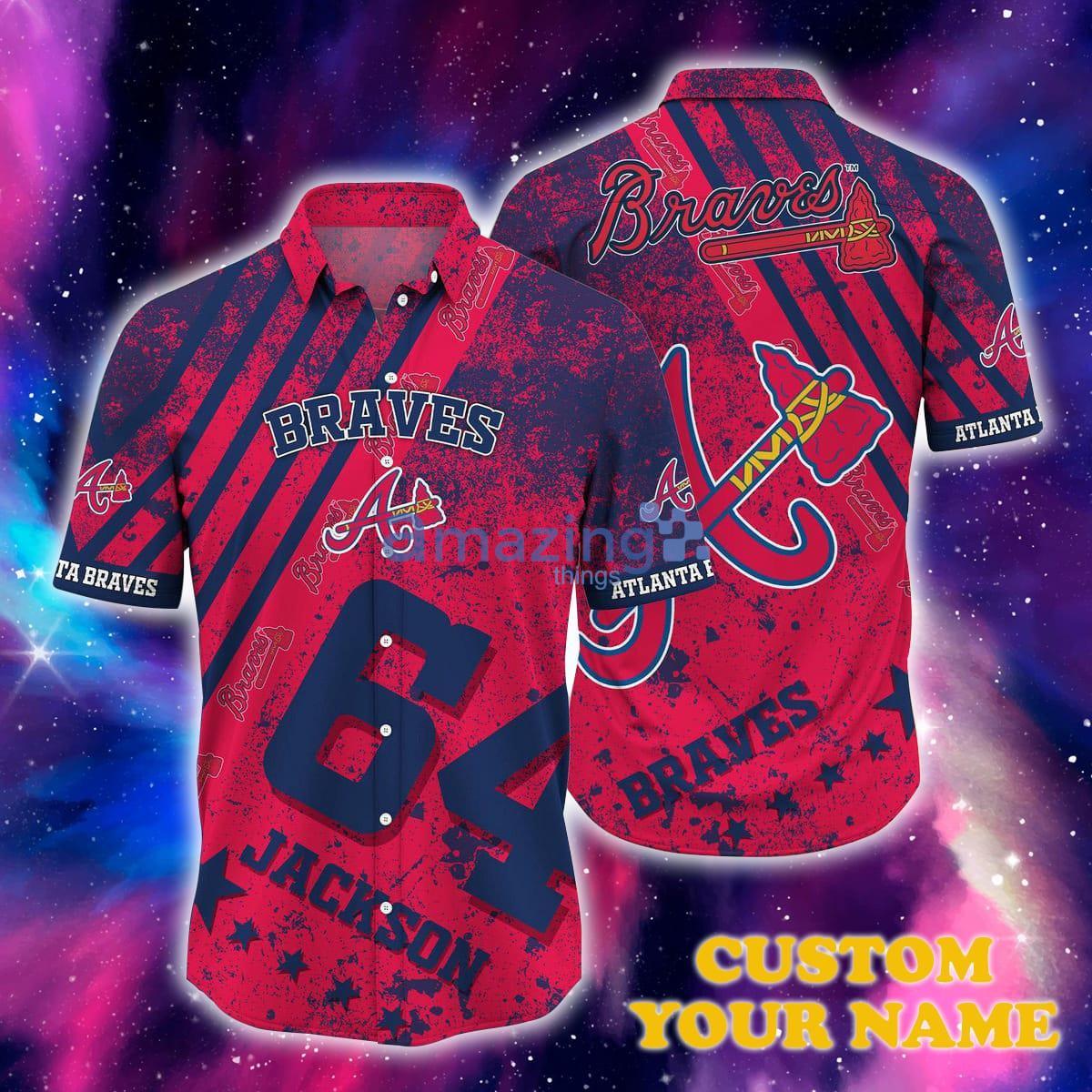 Personalized Name Atlanta Braves MLB Hawaiian Shirt, Mlb Braves