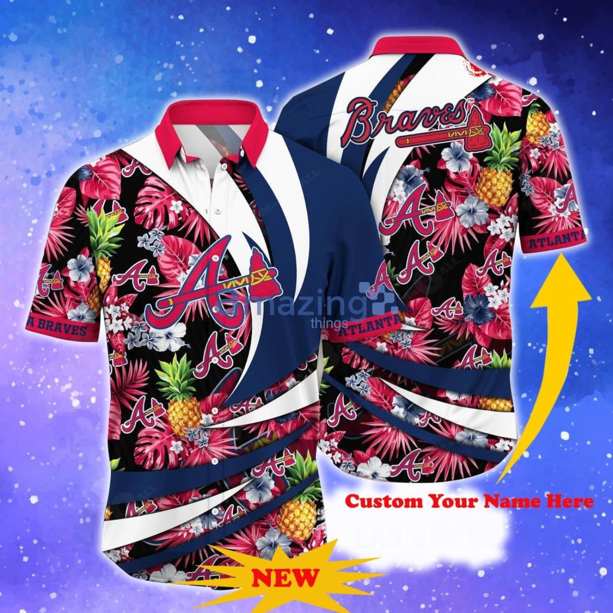 Braves Hawaiian Shirt Palm Tropical Best Hawaiian Shirts - Upfamilie Gifts  Store