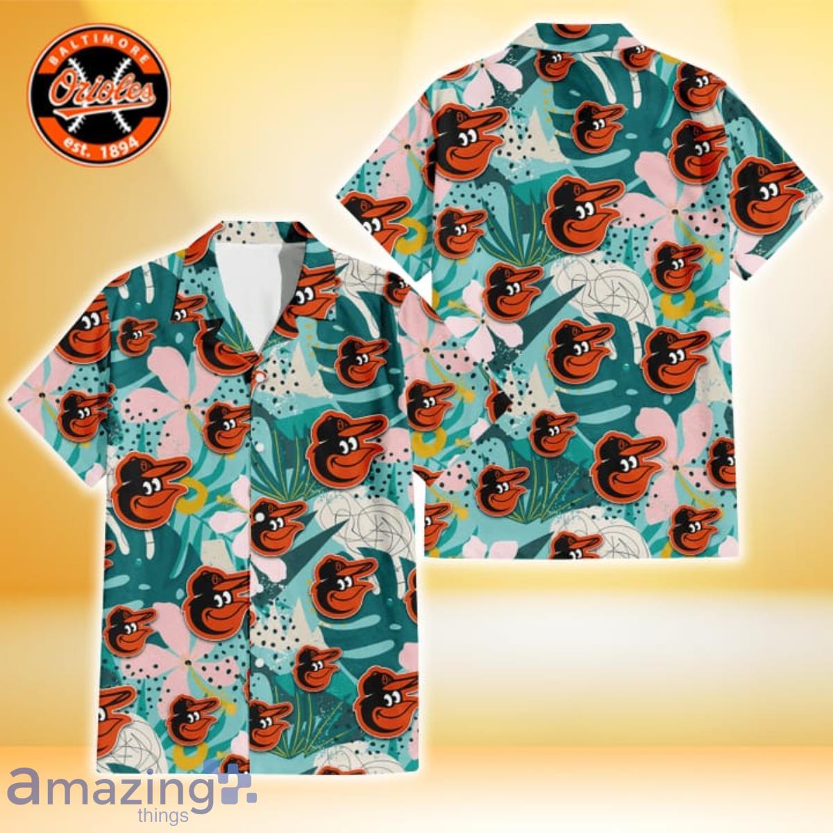 Baltimore Orioles Hawaiian Shirt, Sketch Palm Leaves Seamless Pattern  Summer - Bring Your Ideas, Thoughts And Imaginations Into Reality Today