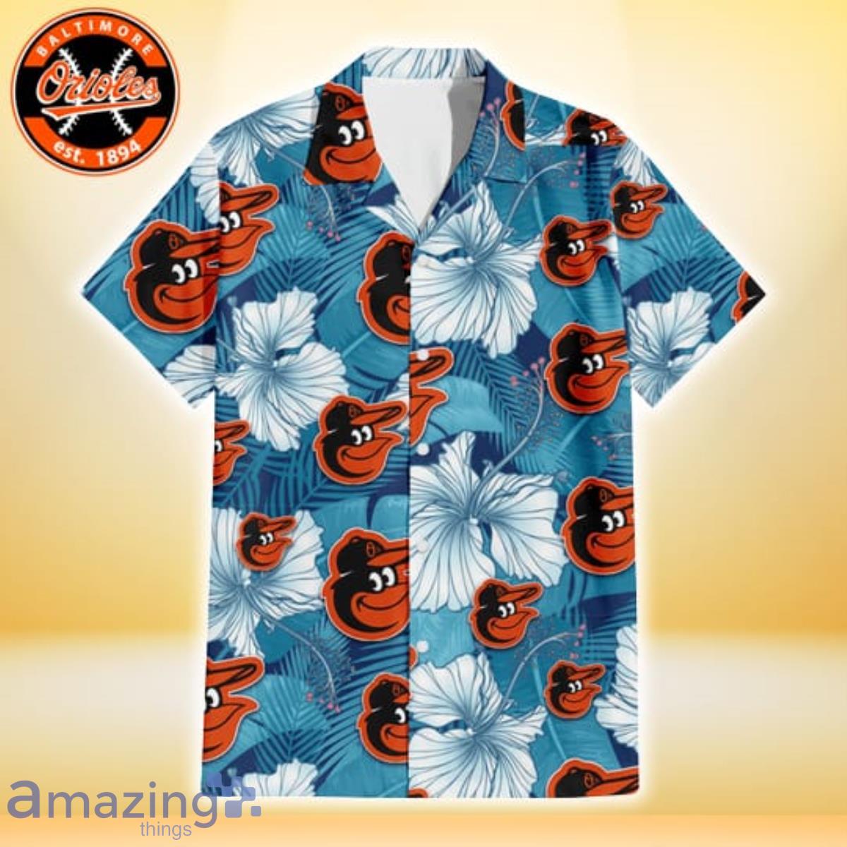 Baltimore Orioles MLB Mens Flamingo Hawaiian Shirt - Banantees