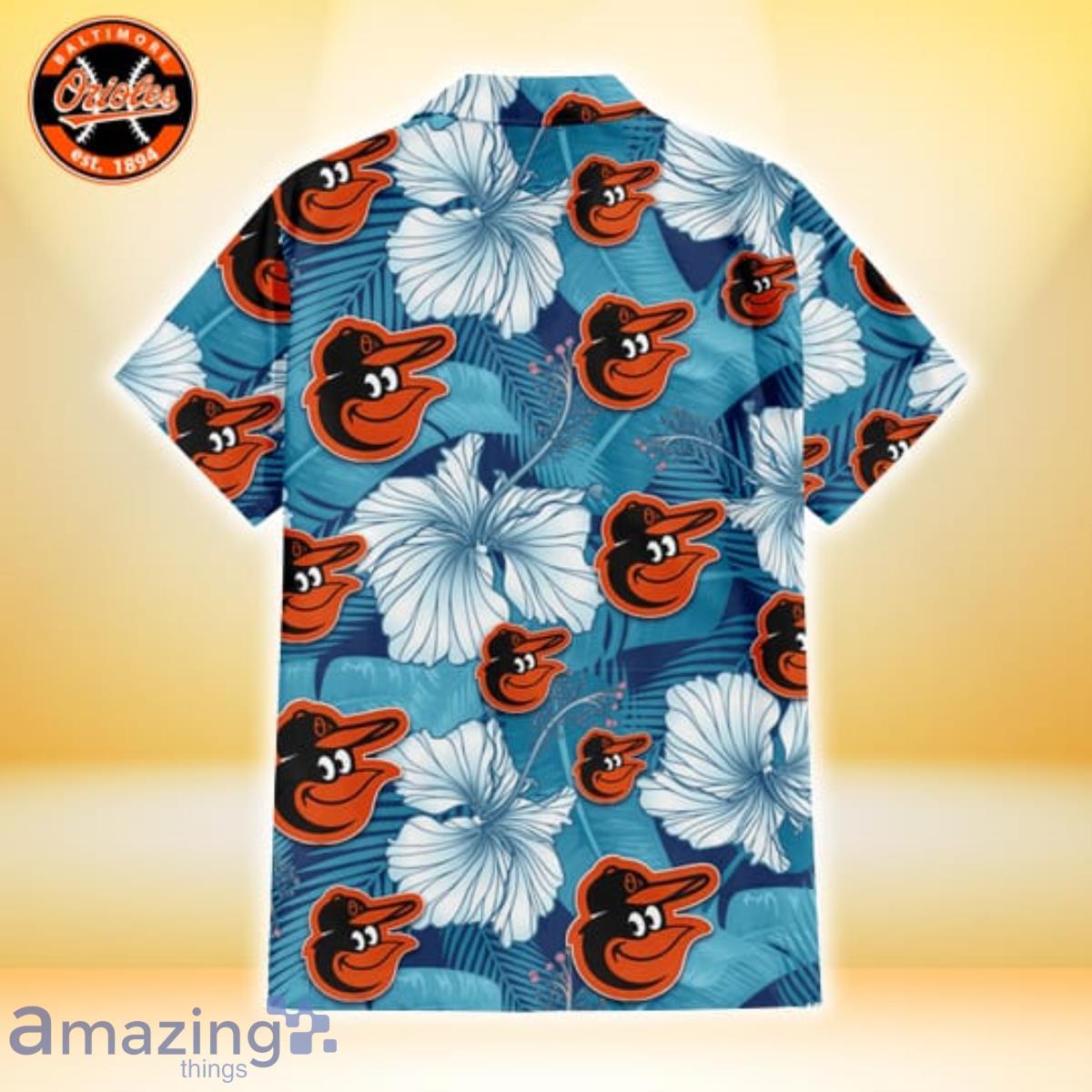 Baltimore Orioles MLB Mens Flamingo Hawaiian Shirt - Banantees