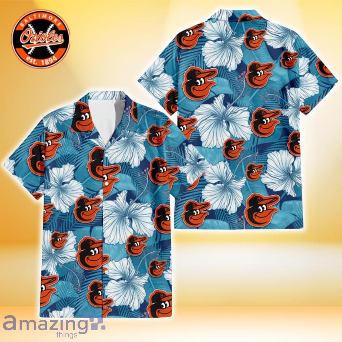 Baltimore Orioles MLB Mens Flamingo Hawaiian Shirt - Banantees