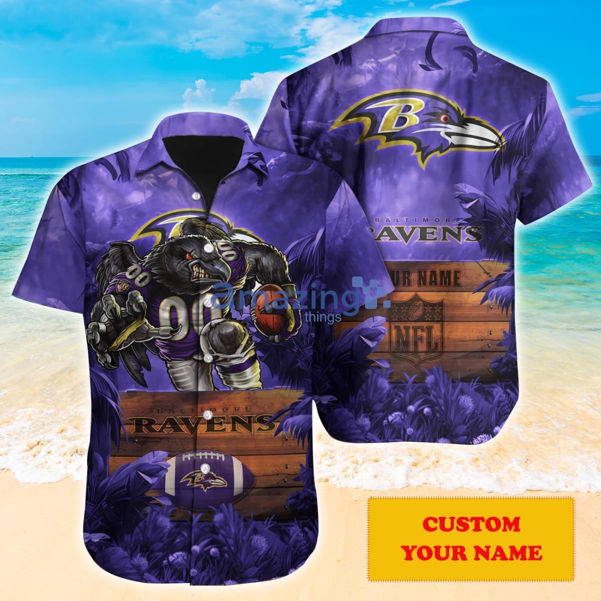 Baltimore Ravens NFL Personalized Hawaiian Shirt For Real Fans