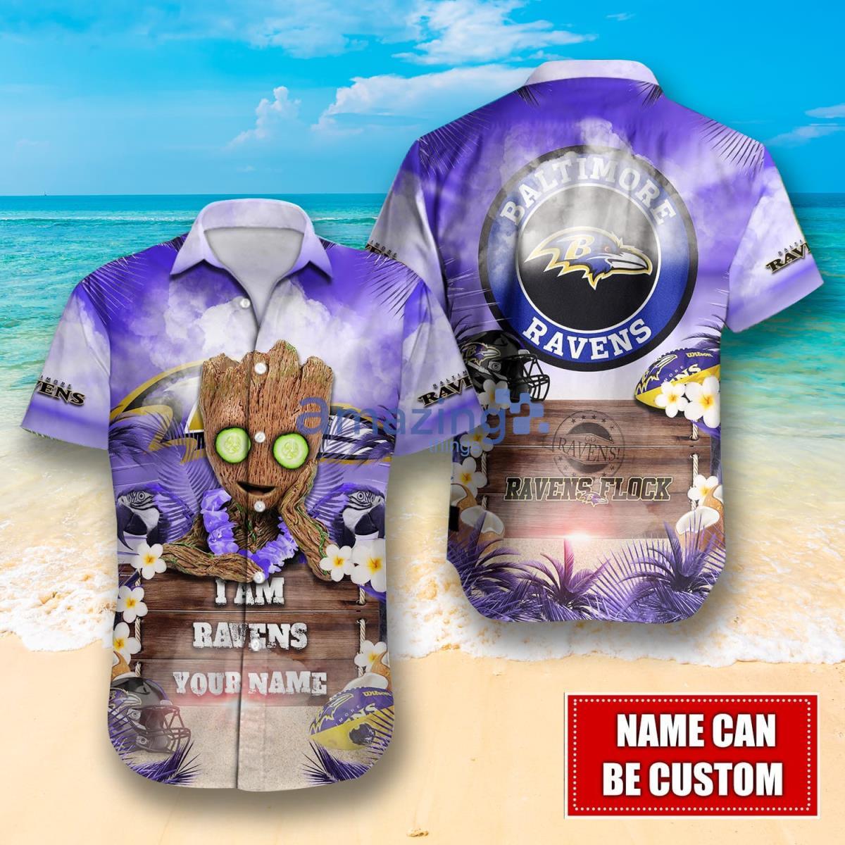 Baltimore Ravens NFL Personalized Hawaiian Shirt Special Gift For Fans