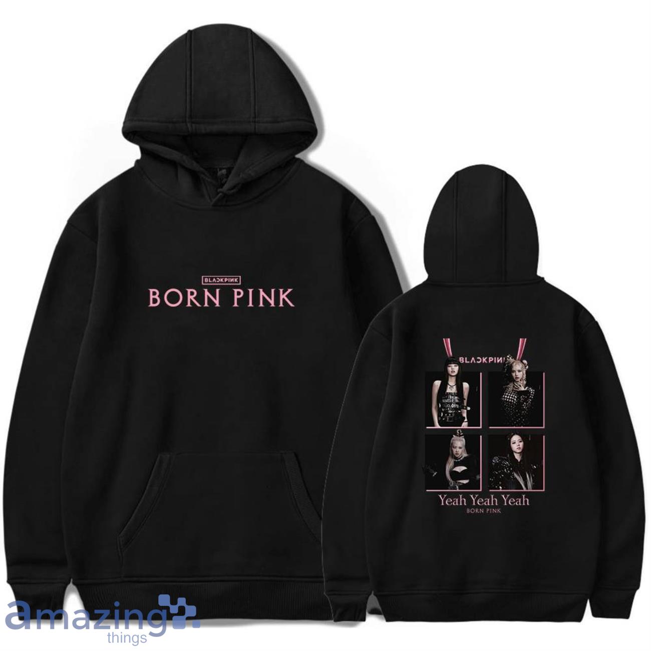 Blackpink Born Pink Black Hoodie 2023 Product Photo 1