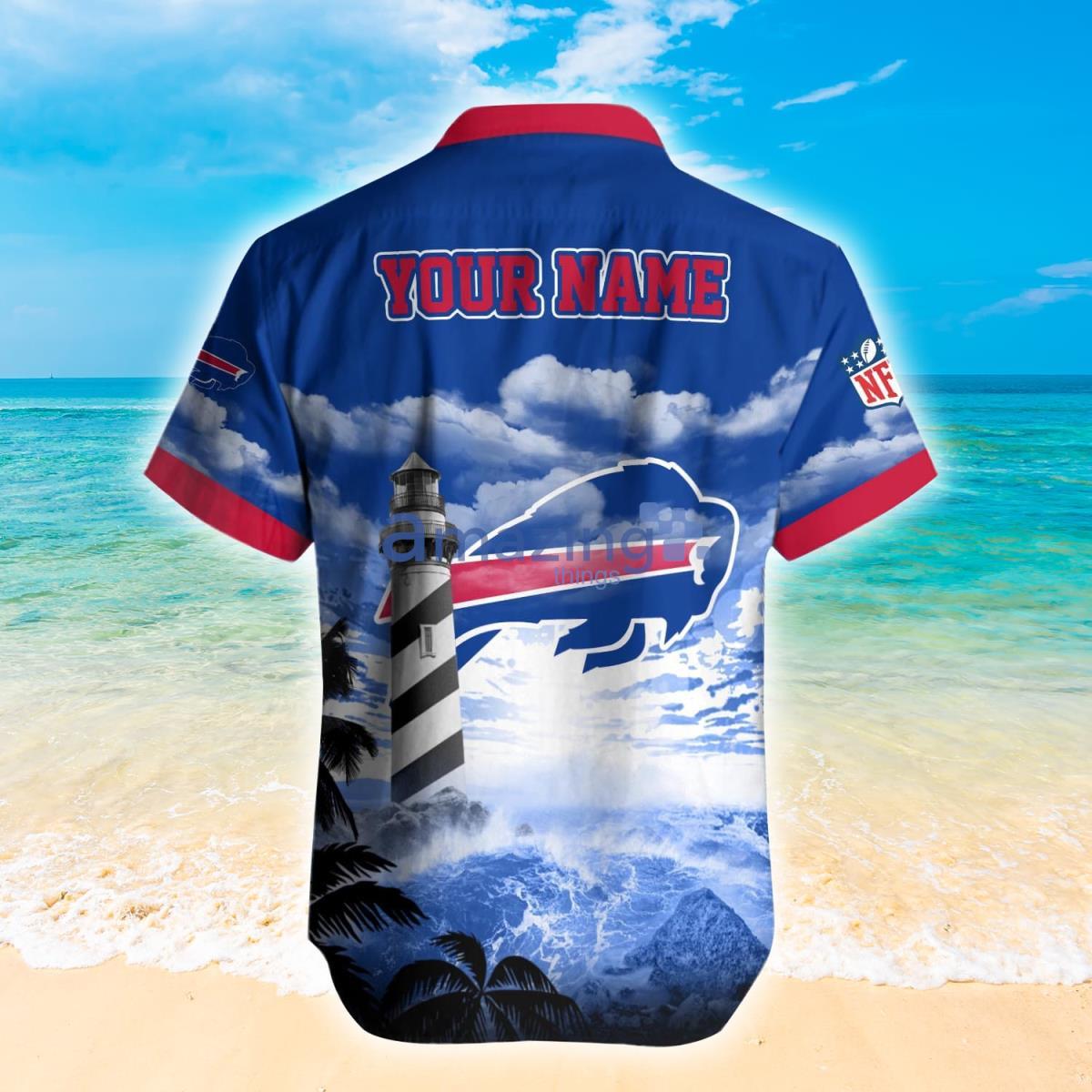 Buffalo Bills NFL Custom Name Hawaiian Shirt Hot Design For Fans