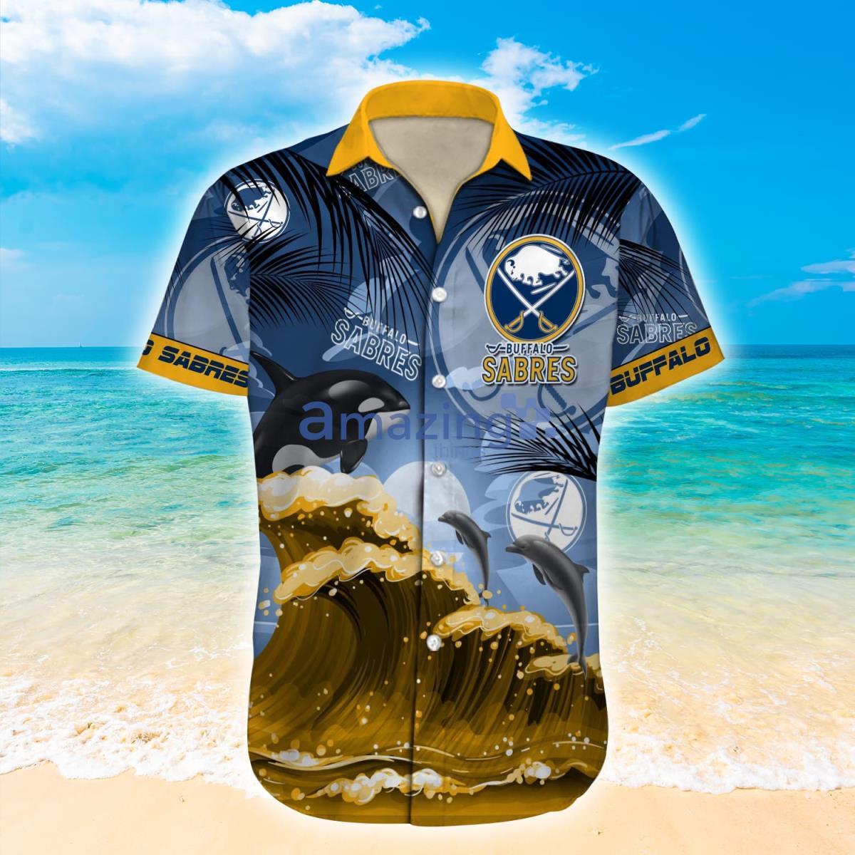 NHL Fans Buffalo Sabres Logo Set Hawaiian Shirt And Short Custom