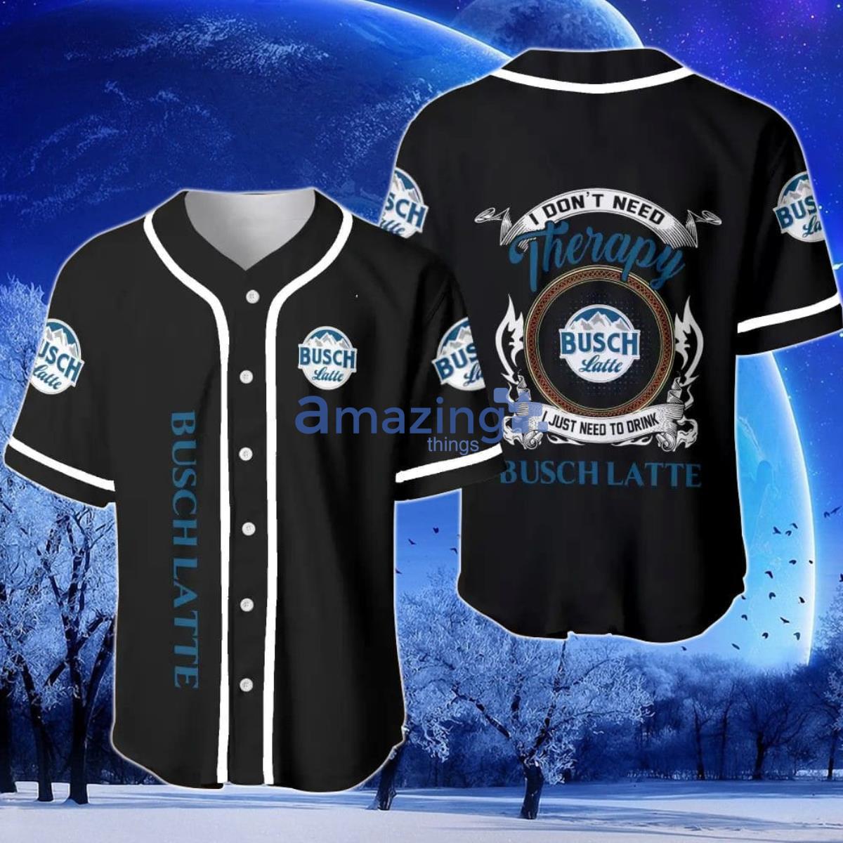 Busch Latte Therapy Baseball Jersey Product Photo 1