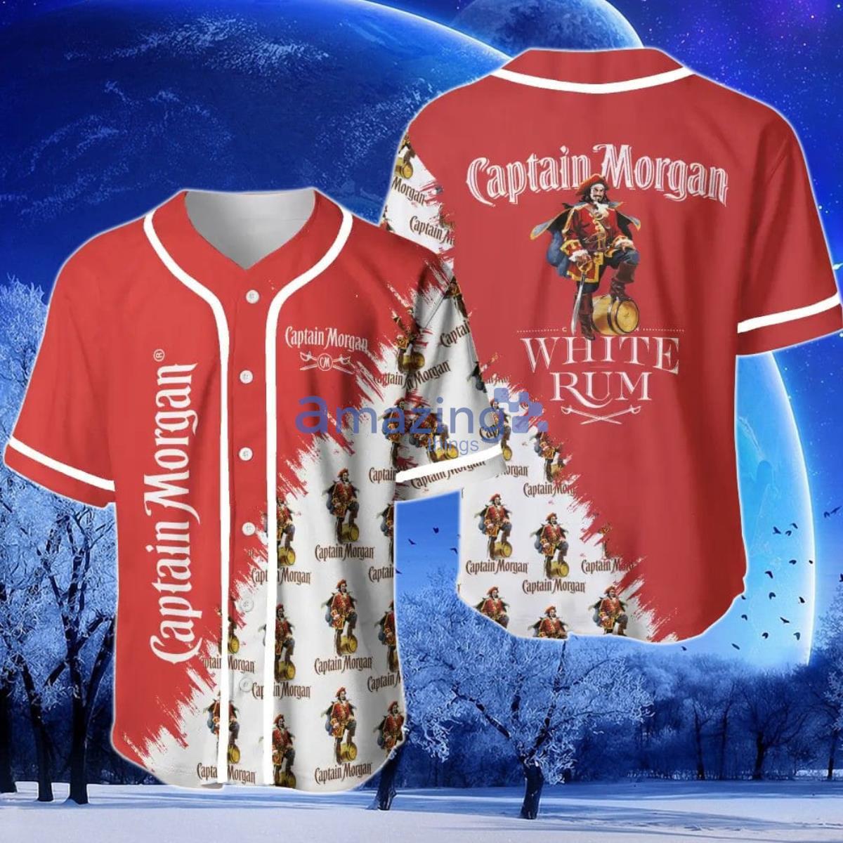 Captain Morgan Whiskey Baseball Jersey Product Photo 1