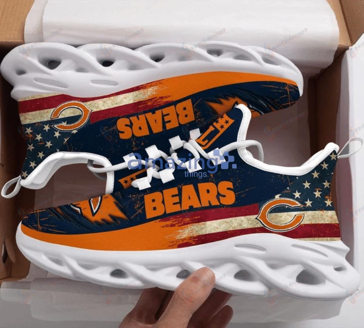 Chicago Bears Football Team Max Soul Shoes Hot Sneakers Great Gift For Fans Product Photo 1