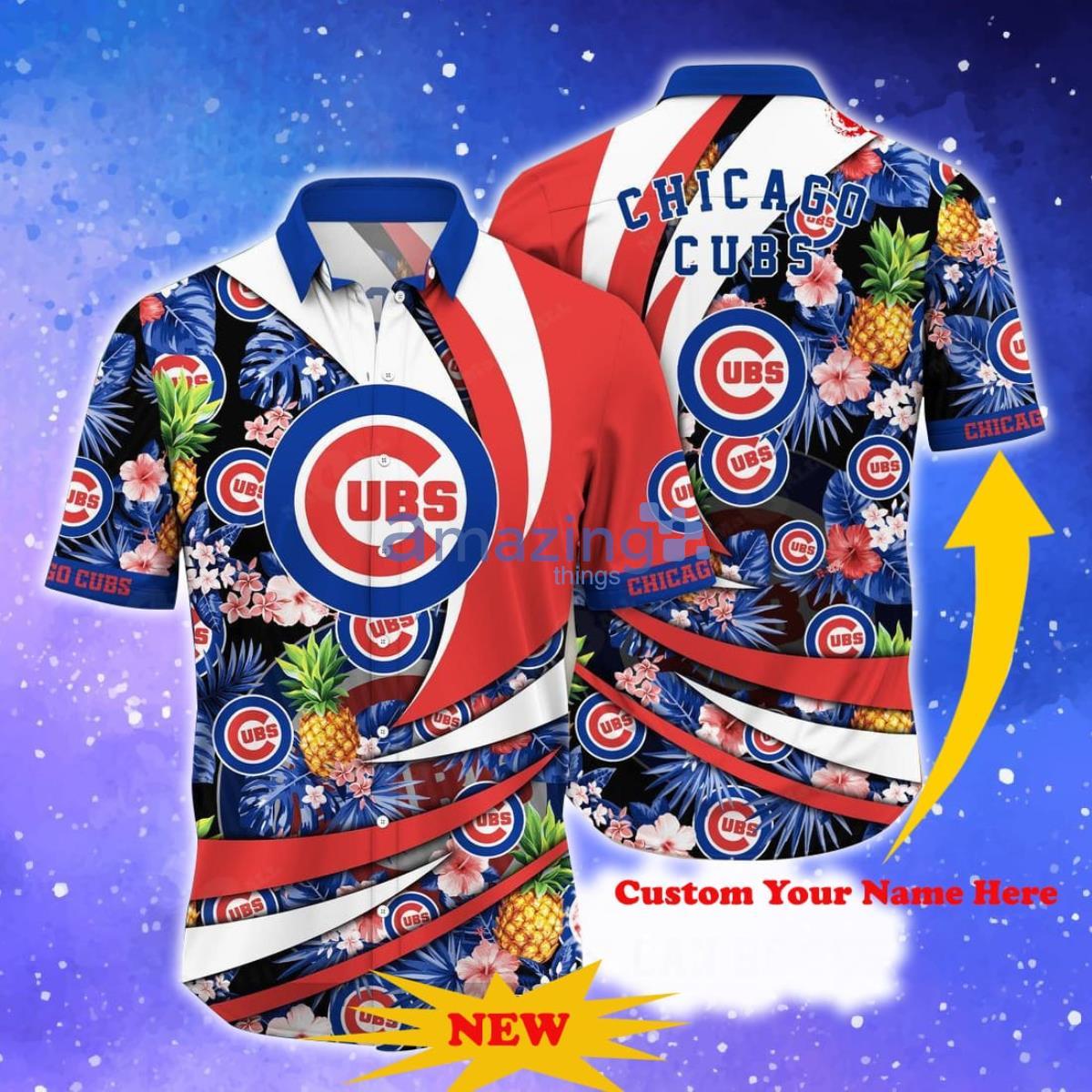 Cheap Tropical Flower MLB Chicago Cubs Hawaiian Shirt, Chicago Cubs  Merchandise - Allsoymade