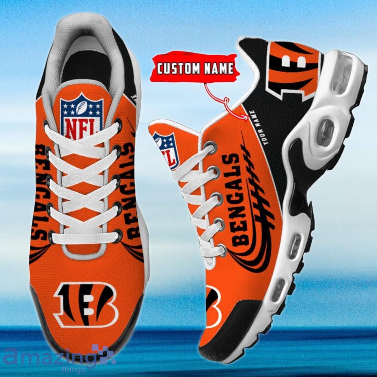 Cincinnati Bengals Air Cushion Sports Shoes Custom Name For Men Women