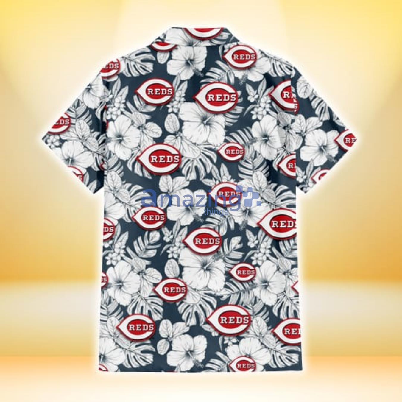 Cincinnati Reds Hawaiian Short Sleeve Shirt 3d All Over Print Men Women  Unisex Best Gift Ideas