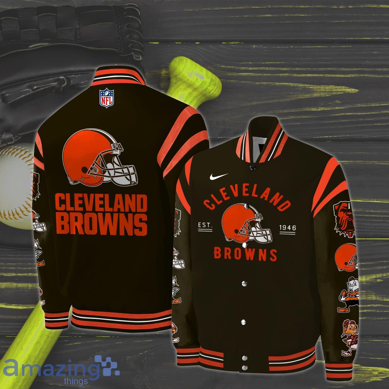 Cleveland Browns Bomber Jacket Product Photo 1