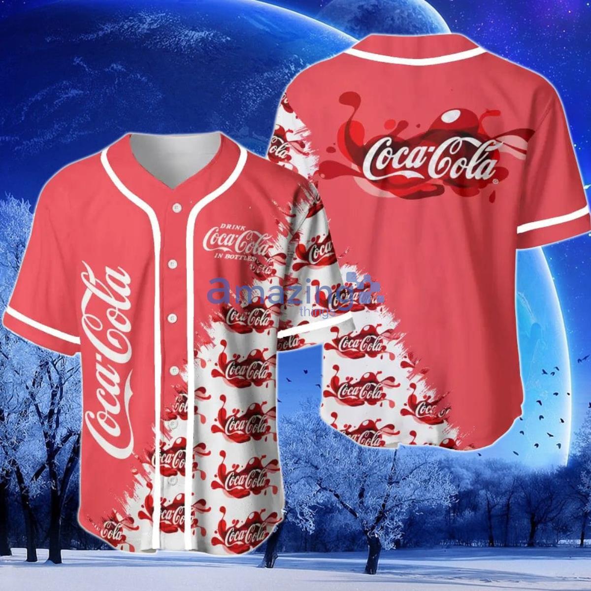 Coca Cola Baseball Jersey Product Photo 1
