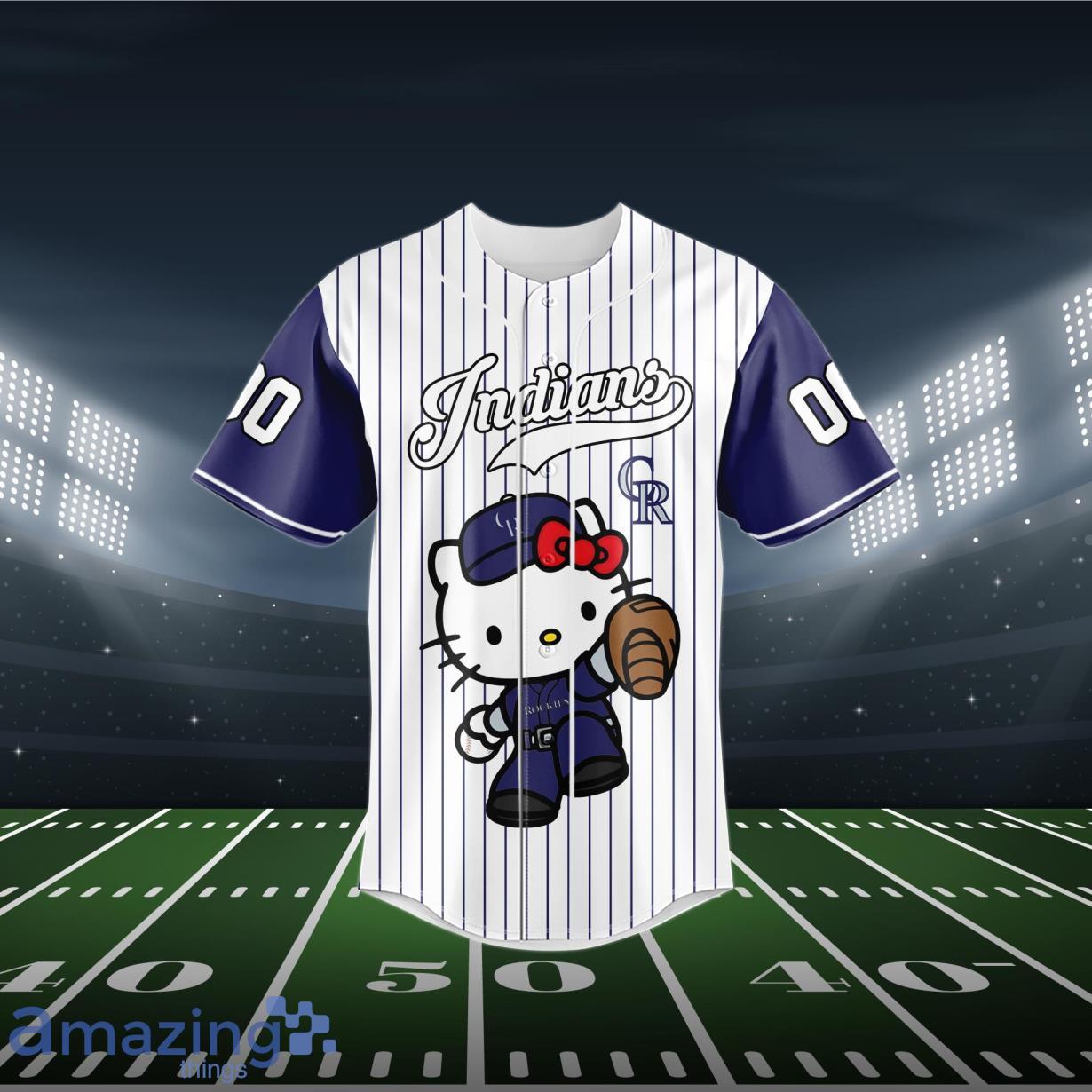 Colorado Rockies Special Hello Kitty Design Baseball Jersey Premium MLB  Custom Name - Number - Torunstyle