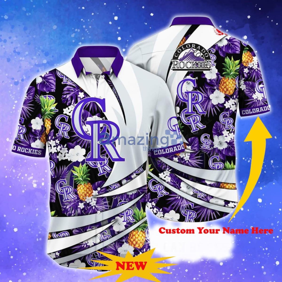 Colorado Rockies MLB Flower Hawaiian Shirt Impressive Gift For