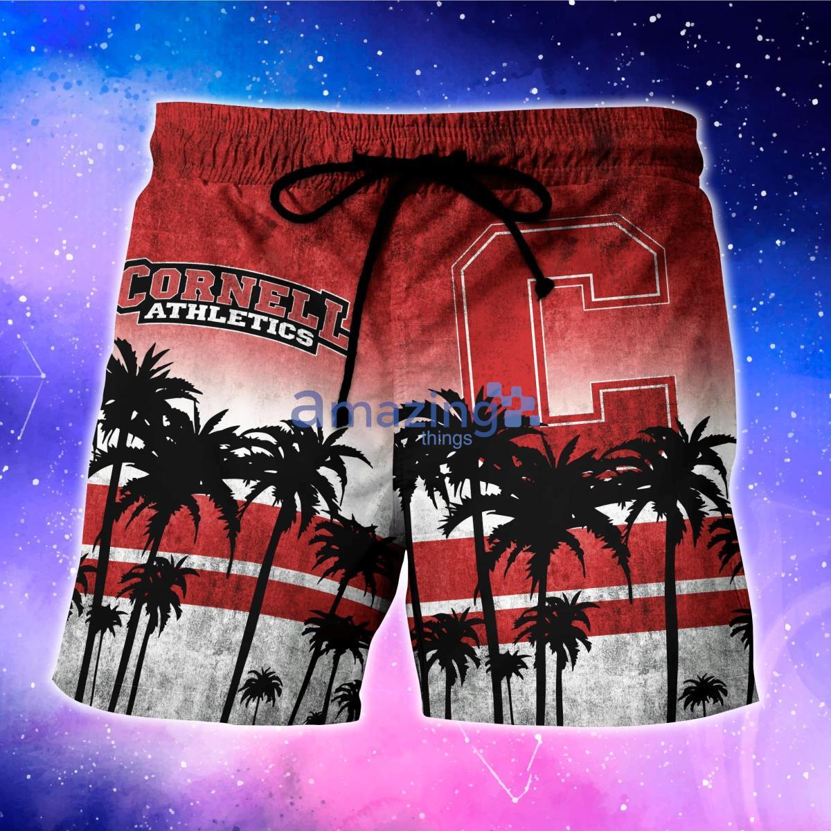 Cornell Big Red Trending Hawaiian Shirt And Shorts For Fans image Cornell Big Red Trending Hawaiian Shirt And Shorts For Fans Product Photo 4