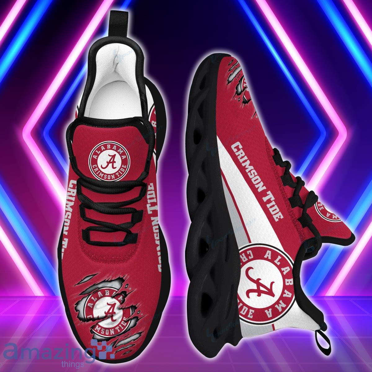 Crimson Football Team Max Soul Shoes Running Sneakers Gift For Fans image Crimson Football Team Max Soul Shoes Running Sneakers Gift For Fans Product Photo 2
