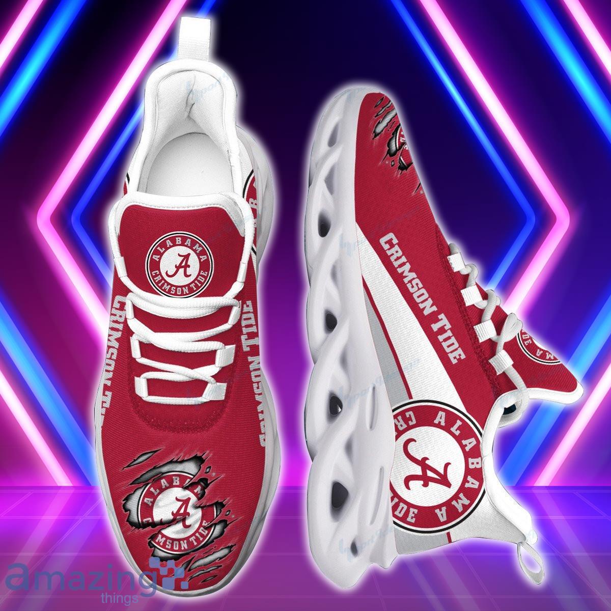 Crimson Football Team Max Soul Shoes Running Sneakers Gift For Fans image Crimson Football Team Max Soul Shoes Running Sneakers Gift For Fans Product Photo 3