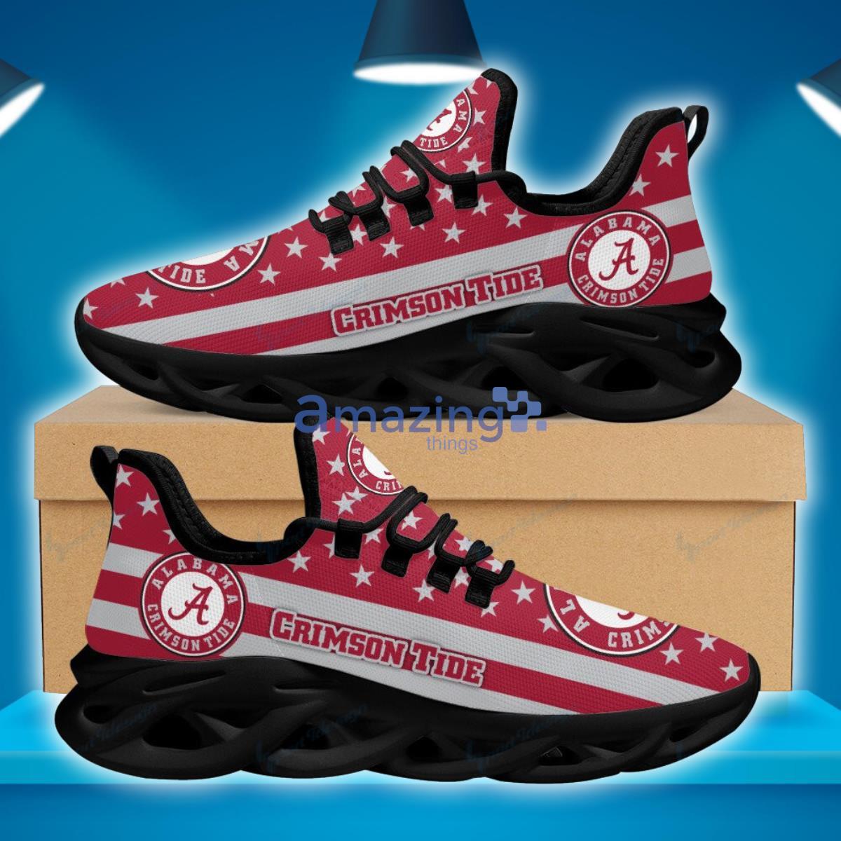 Crimson Football Team Max Soul Shoes Running Sneakers Gift For Real Fans image Crimson Football Team Max Soul Shoes Running Sneakers Gift For Real Fans Product Photo 3