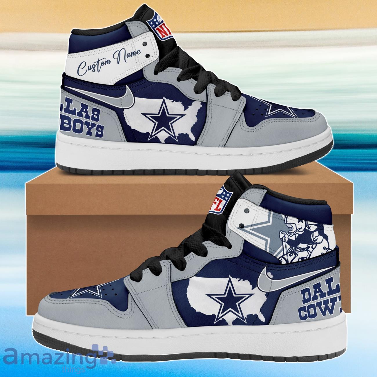 Dallas cowboys custom sneakers online