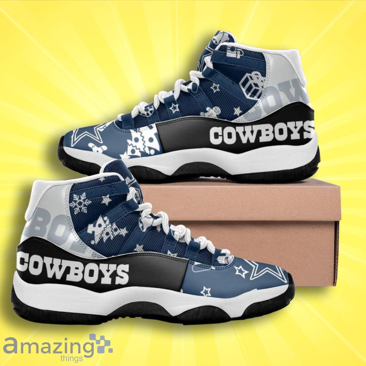 Dallas Cowboys NFL Air Jordan 11 Sneakers Shoes Gift For Fans - Banantees