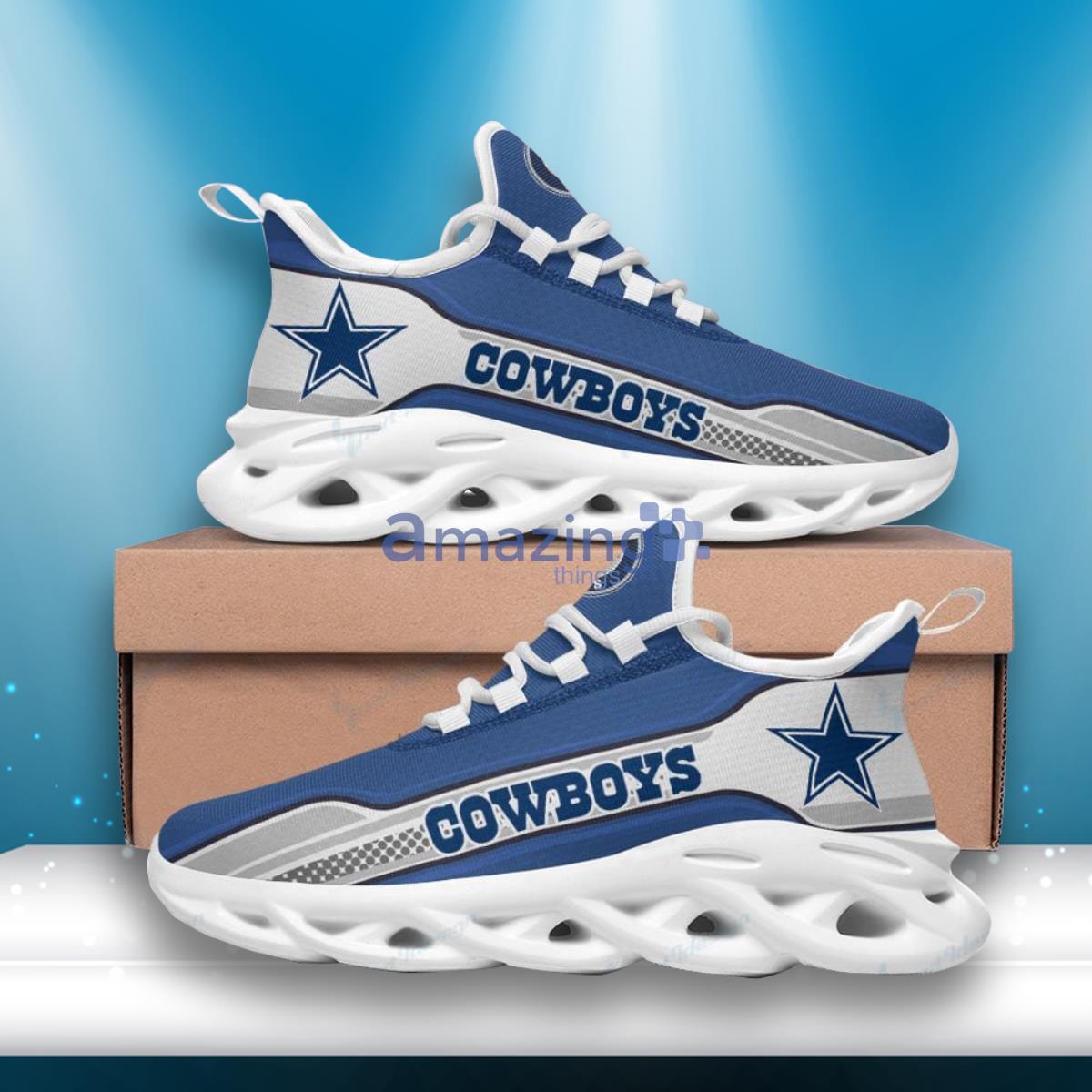 Dallas Cowboys Football Team Max Soul Shoes Hot Sneakers Impressive Gift For Fans Product Photo 1