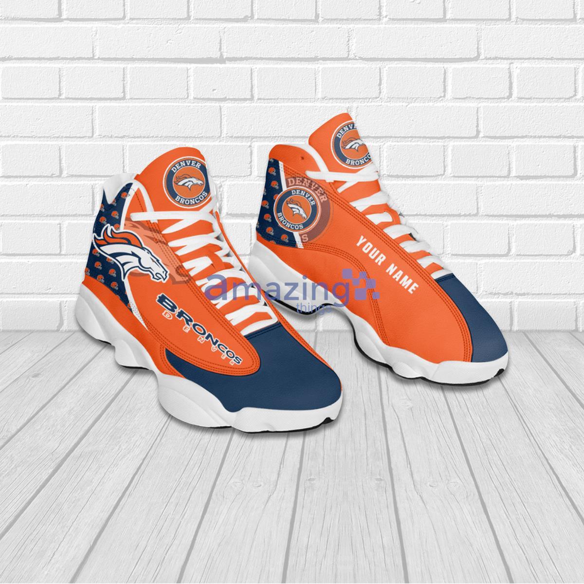 Denver Broncos CUSTOM Nike Air Force Shoes -  Worldwide  Shipping