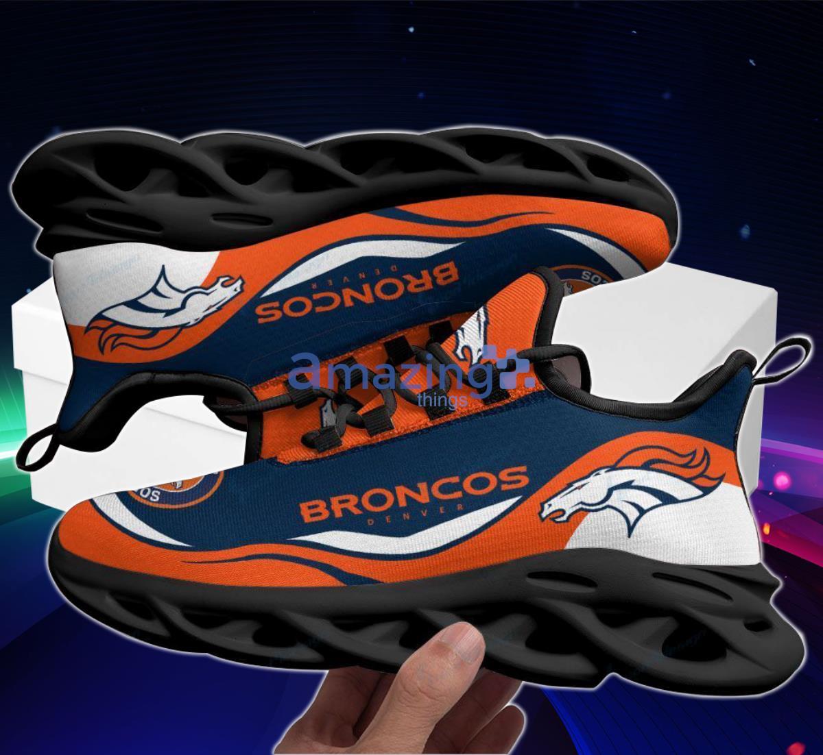 Denver Broncos Football Team Max Soul Shoes Hot Sneakers For Fans image Denver Broncos Football Team Max Soul Shoes Hot Sneakers For Fans Product Photo 4