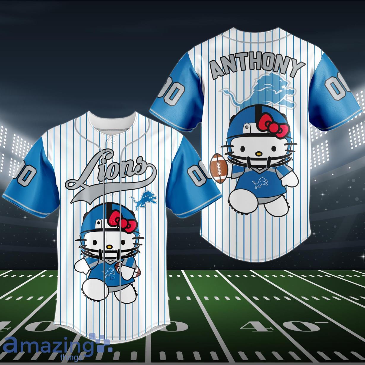 Detroit Lions NFL Baseball Jerseys For Men And Women