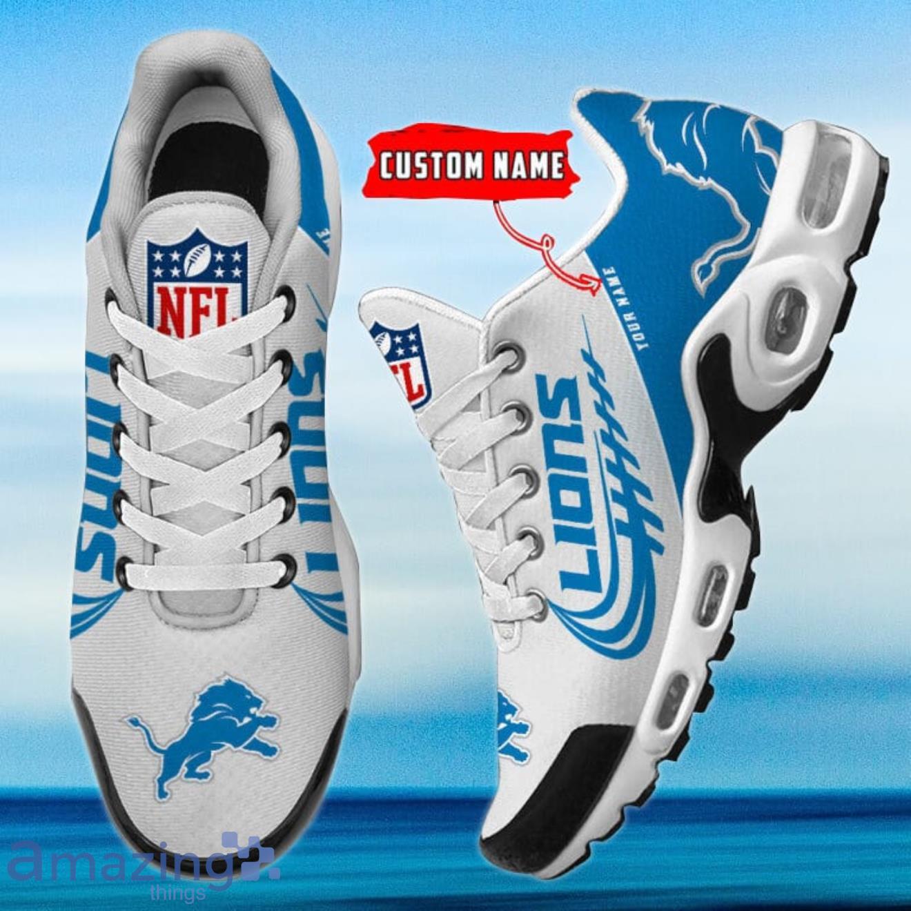 Detroit Lions Custom Name Air Jordan 11 Sneaker Shoes For Sport