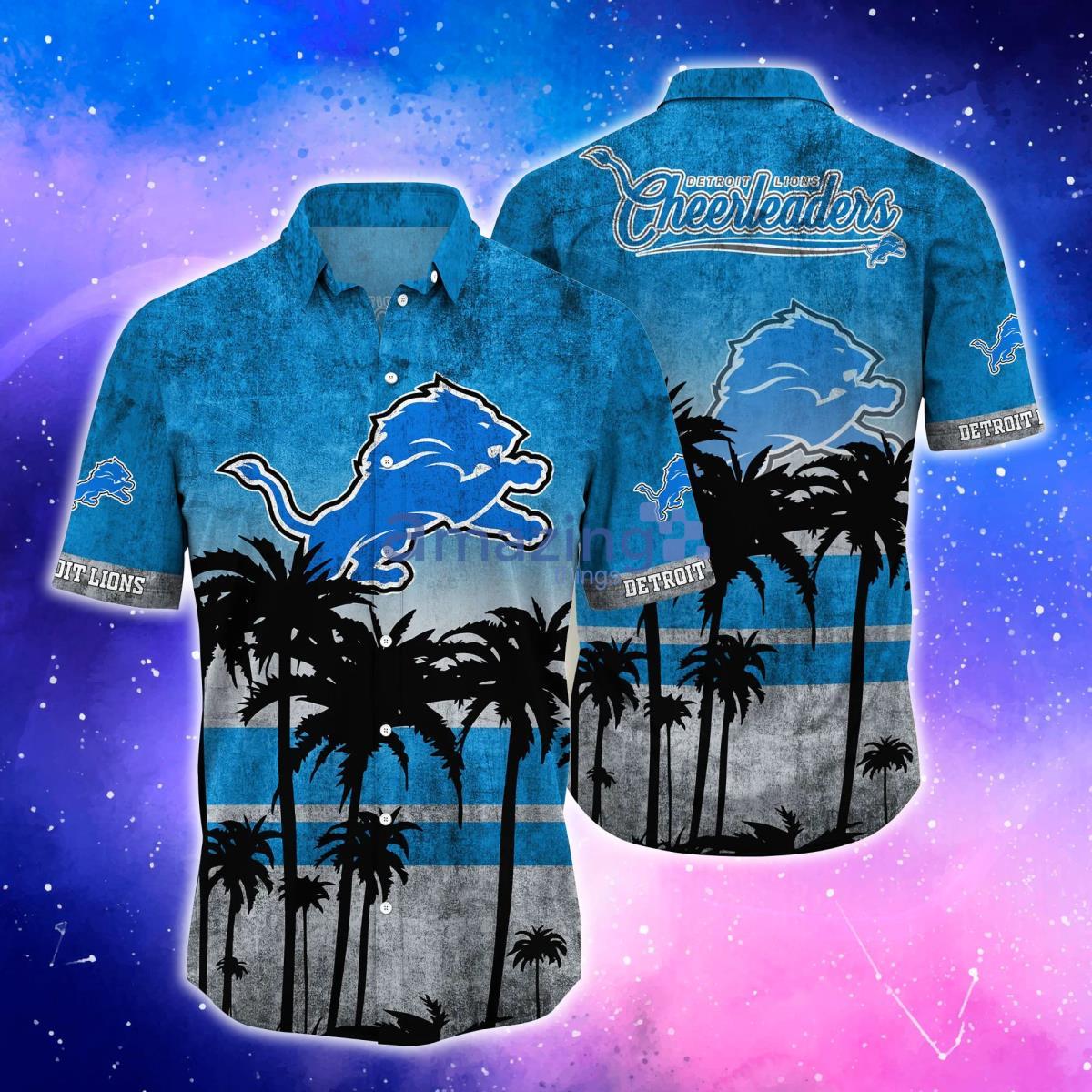 Detroit Lions NFL Vintage US Flag Hawaiian Shirt And Shorts