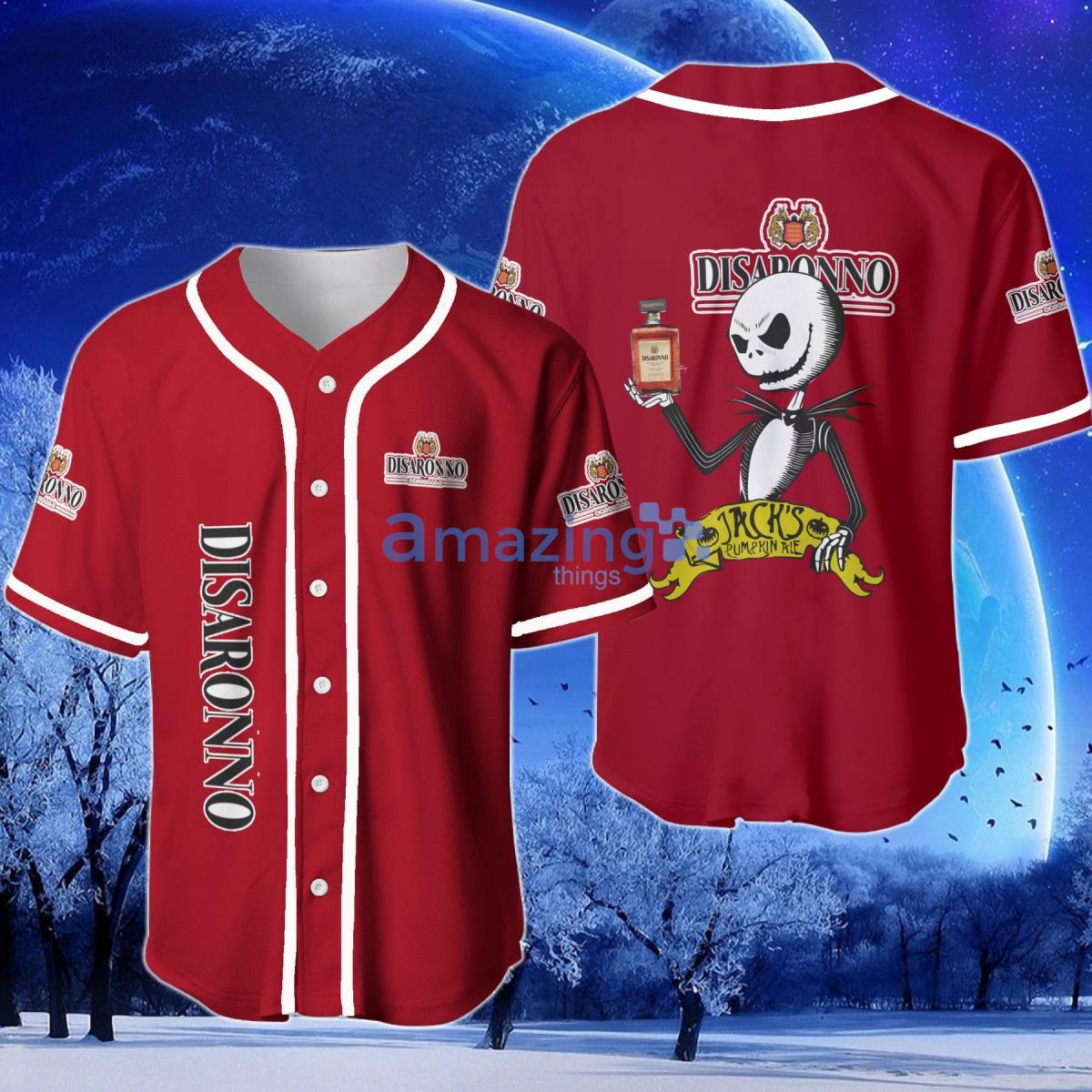 Disaronno Halloween Jack Skellington Nightmare Baseball Jersey Product Photo 1