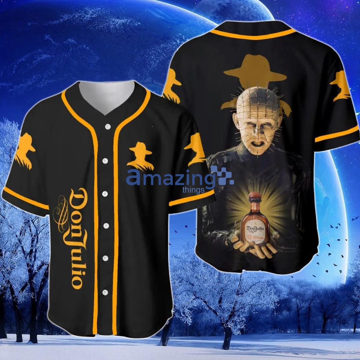 Don Julio Hellraiser Horror Baseball Jersey Product Photo 1 Don Julio Hellraiser Horror Baseball Jersey Product Photo 1