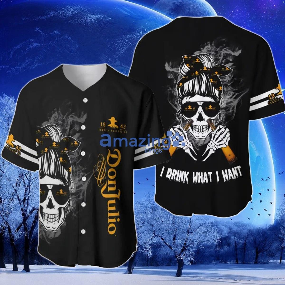 Don Julio Women I Drink What I Want Baseball Jersey Product Photo 1