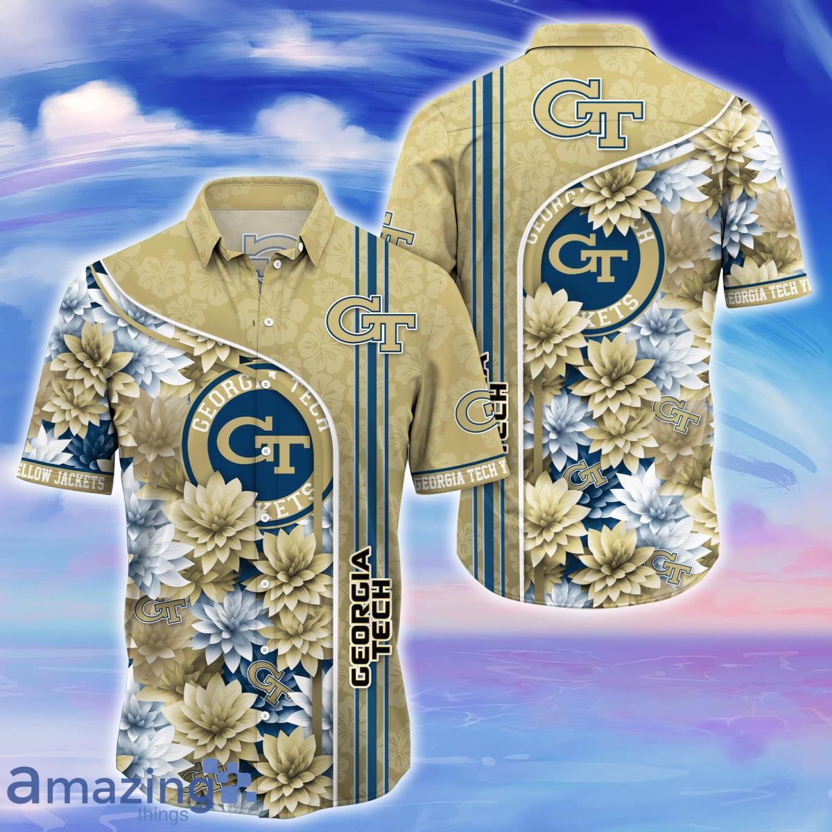 Georgia Tech Yellow Jackets Trending Hawaiian Shirt For Men Women Product Photo 1