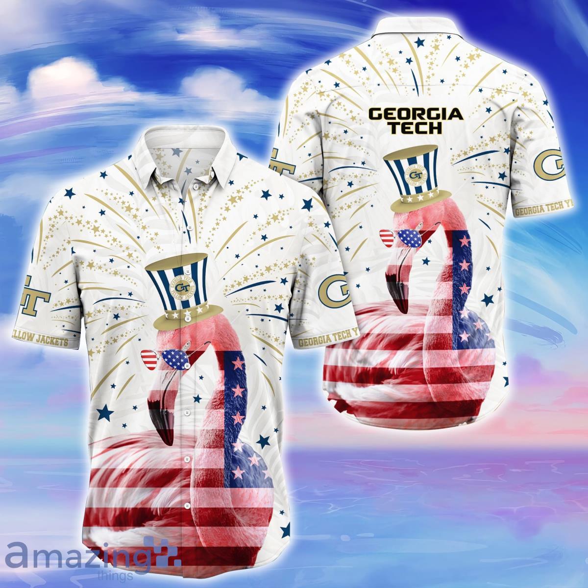 Georgia Tech Yellow Jackets Trending Hawaiian Shirt Gift For Men Women Product Photo 1