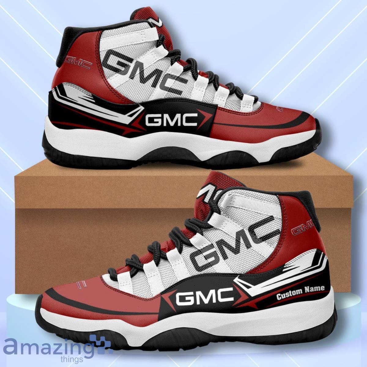 GMC Custom Name Air Jordan 11  Sneakers Vintage Shoes Product Photo 1