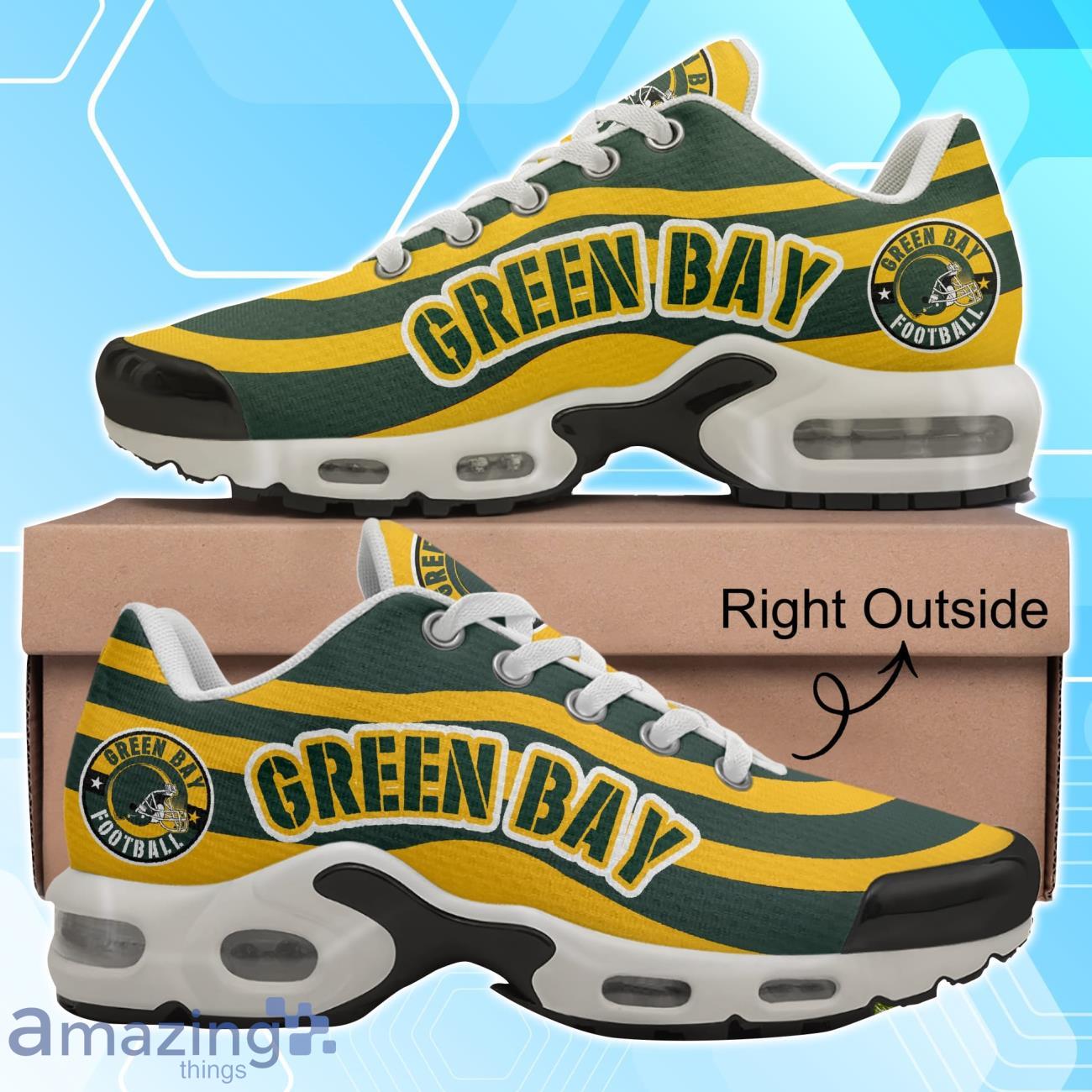 Green Bay Football Air Cushion Shoes Product Photo 1