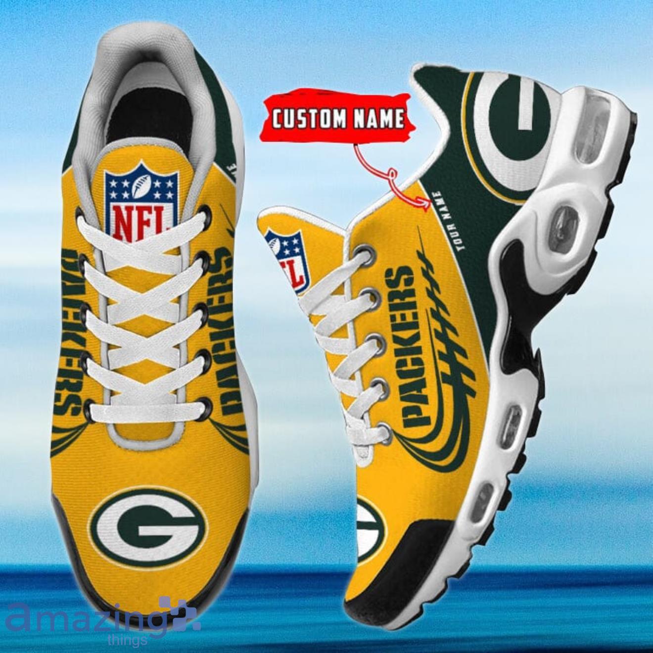 NFL Green Bay Packers Air Cushion Sports Shoes Custom Name