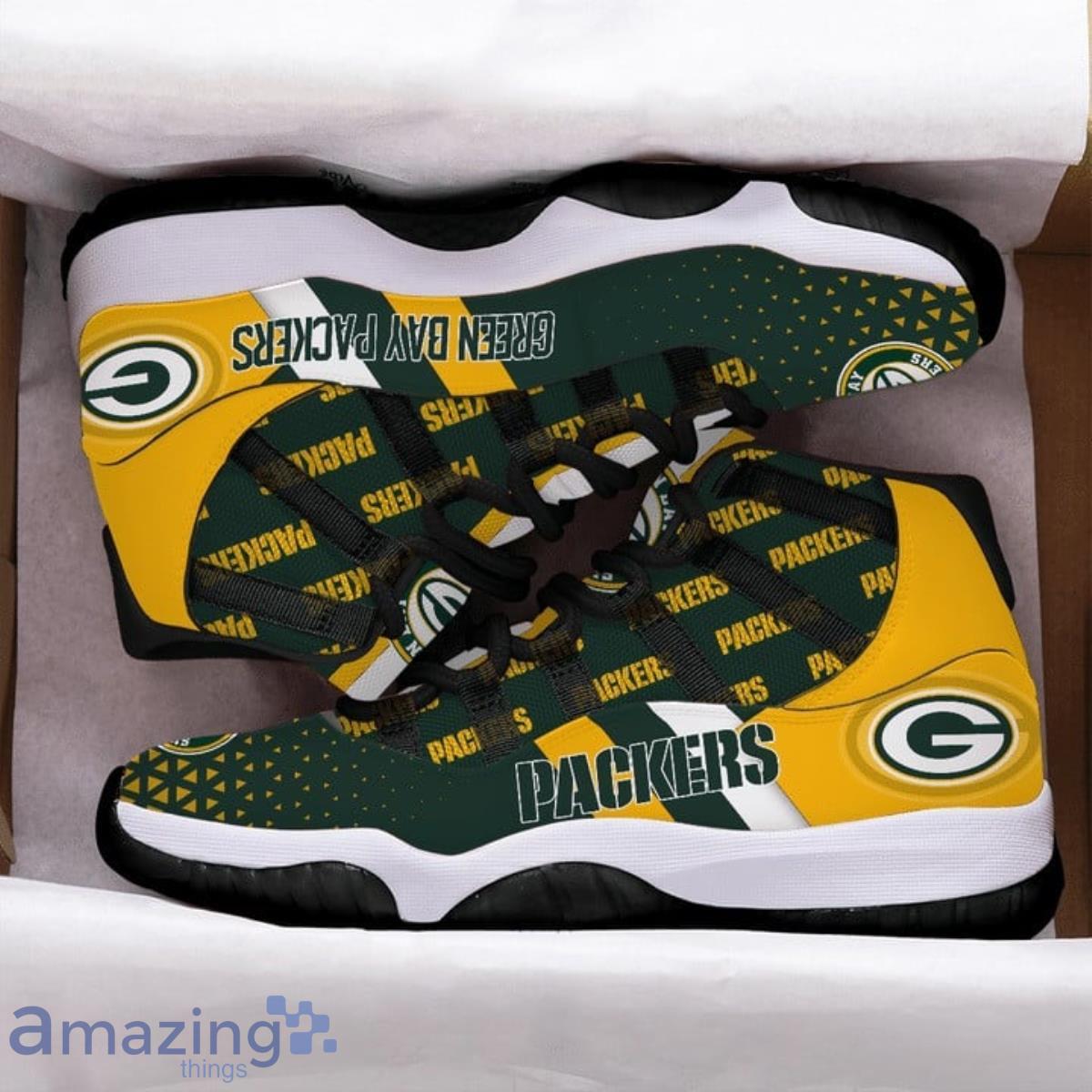 Green Bay Packers Football Team Air Jordan 11 Best Sneakers For Men Women  Fans