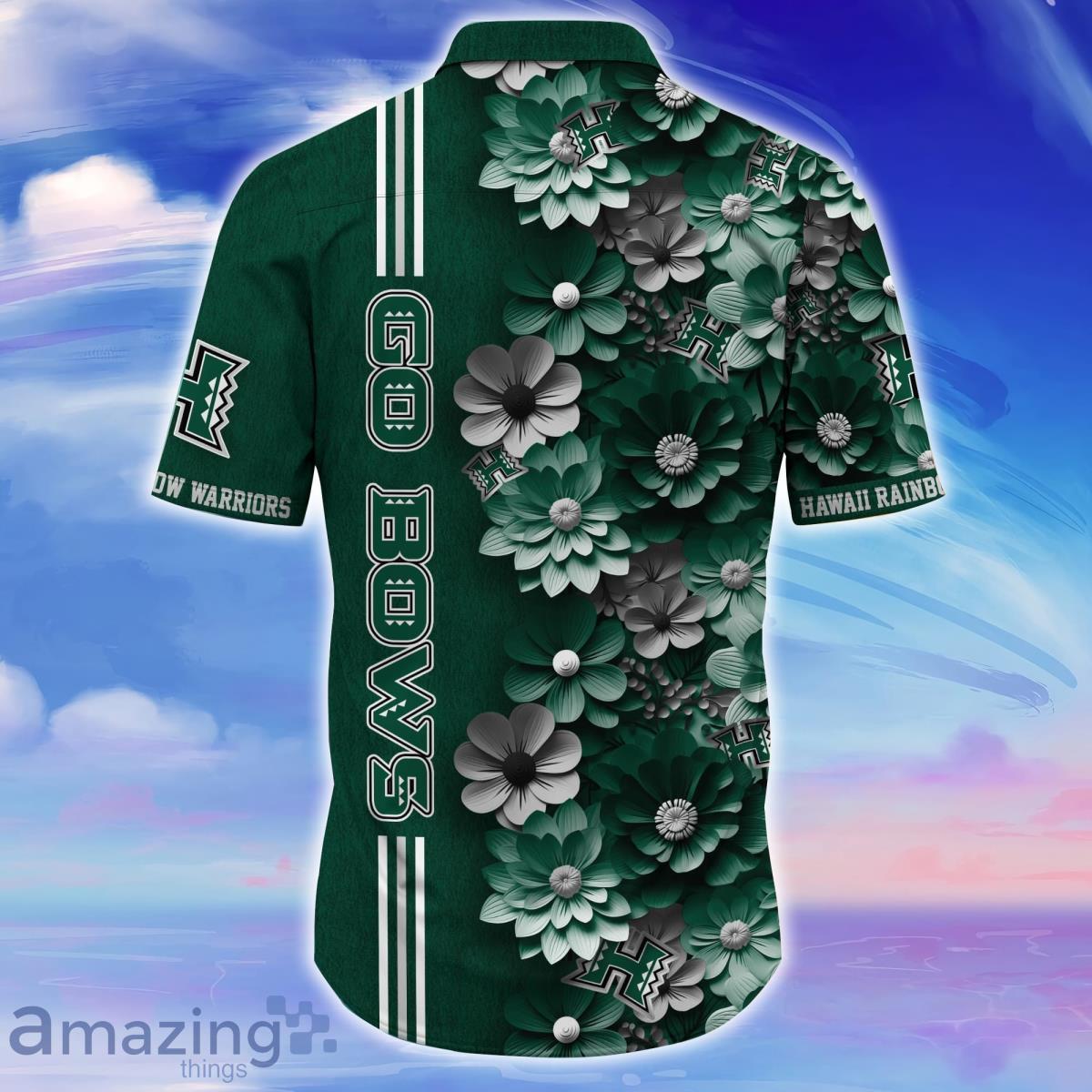 Hawaii Rainbow Warriors Trending Hawaiian Shirt Best Gift For Fans image Hawaii Rainbow Warriors Trending Hawaiian Shirt Best Gift For Fans Product Photo 3