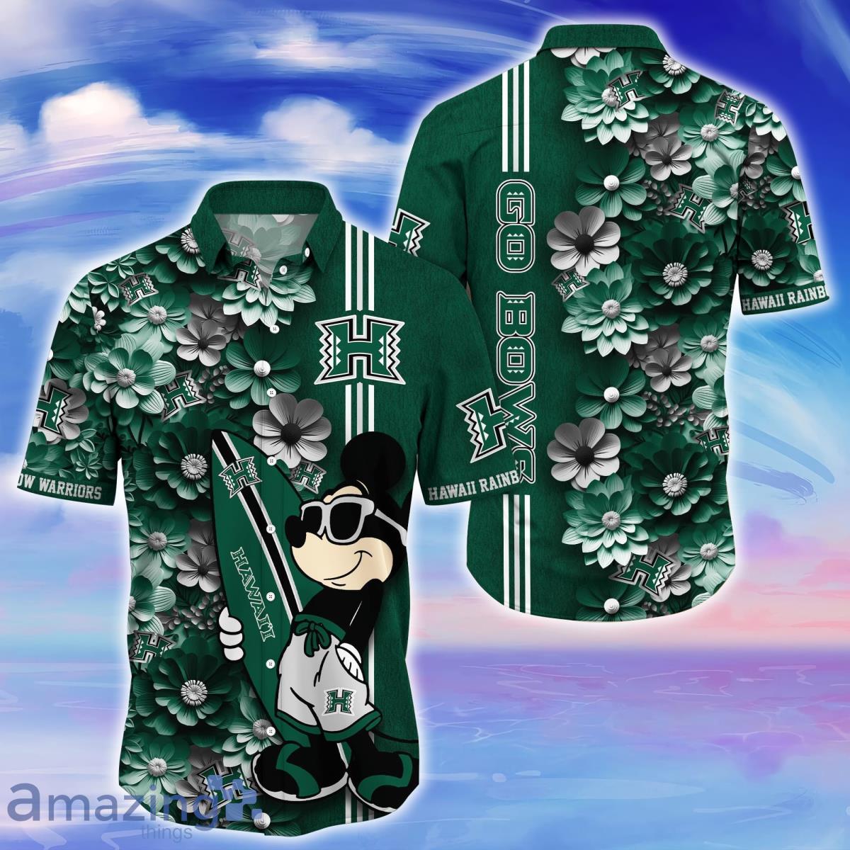 Hawaii Rainbow Warriors Trending Hawaiian Shirt Best Gift For Fans Product Photo 1